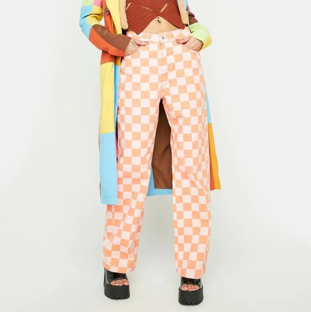 The Ragged Priest checkered jeans